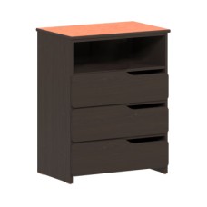 Apollo 3 Drawer Chest w/Top Storage Shelf, 36″W