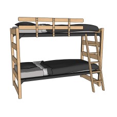 60"H Bunk Bed