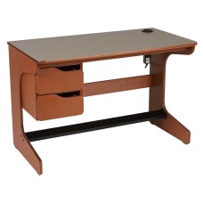 Apollo Cantilever Study Desk w/2 Drawers, 42"W