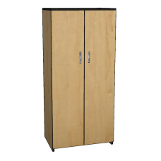 Contempo Double Door Wardrobe w/Interior Shelf & Clothes Rod, 42"W, 60"H