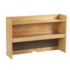 Nittany Double Shelf Carrel w/Closed Back, 36"W