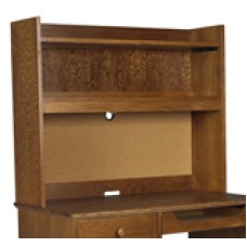 Shaker Double Shelf Carrel w/Closed Back, 36"W