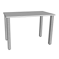 Urban 36" Study Desk with Open Legs