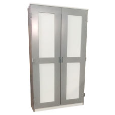 Urban Deluxe Double Door Wardrobe, Inset Panel Doors, 36"W