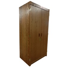 Woodcrest Double Door Wardrobe w/Interior Shelf & Clothes Rod, 42"W, 60"H