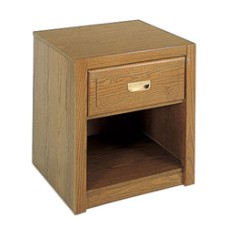 Woodcrest Desk Pedestal w/Top Drawer & Open Compartment