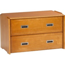 Woodcrest 2 Drawer Stackable Chest, 30"W