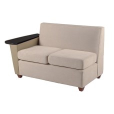 Elle Settee w/Left Tablet Arm Only