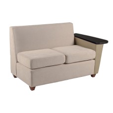 Elle Settee w/Right Tablet Arm Only