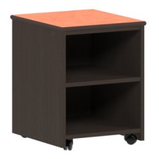 Apollo Nightstand/Pedestal w/2 Storage Shelves